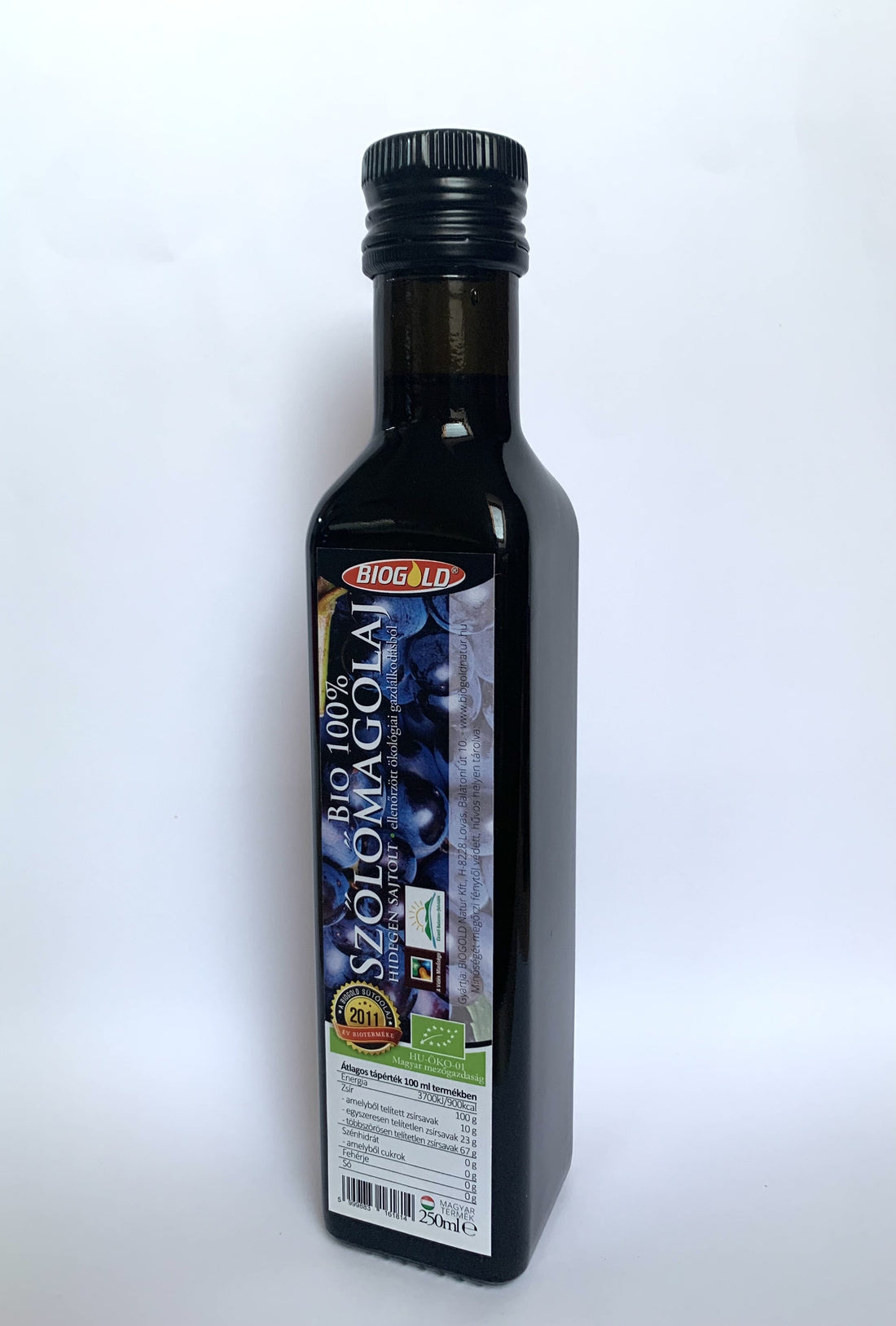 Biogold organický olej z hroznových jadierok lisovaný za studena 250 ml - 94662