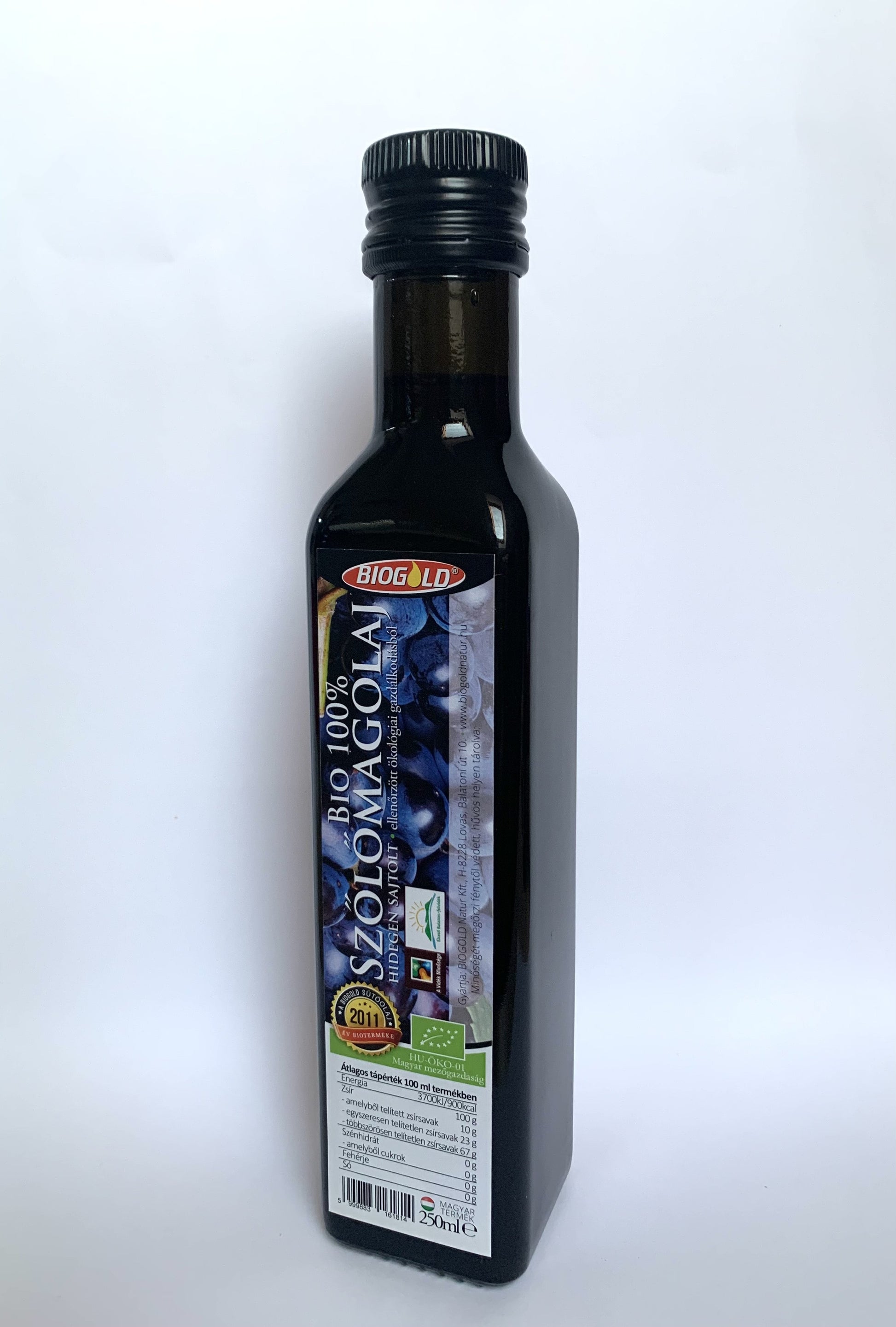 Biogold organický olej z hroznových jadierok lisovaný za studena 250 ml - 94662