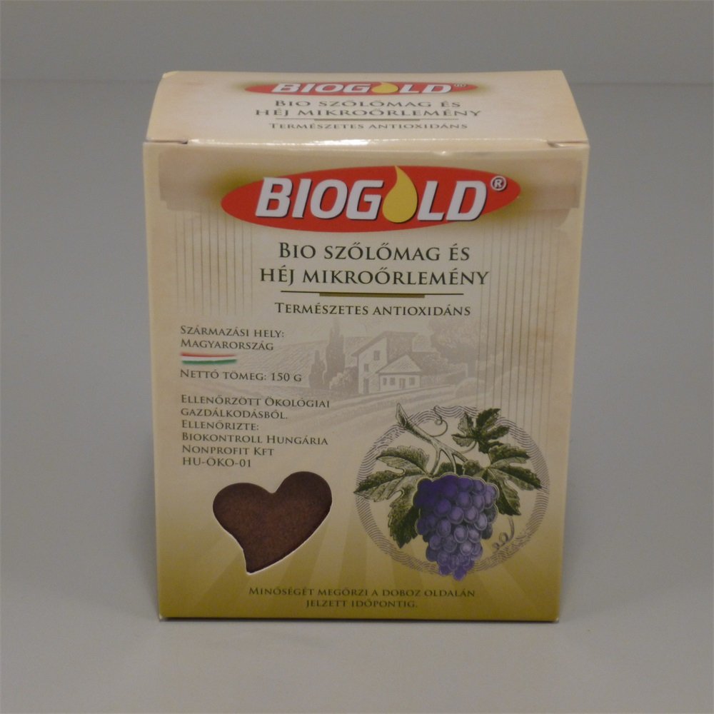 Biogold Bio mikroprášok z jadierok a šupiek hrozna 150 g - 14841