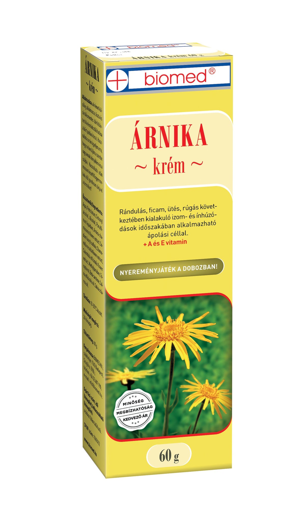 Biomed arnika krém 60 g - 14524