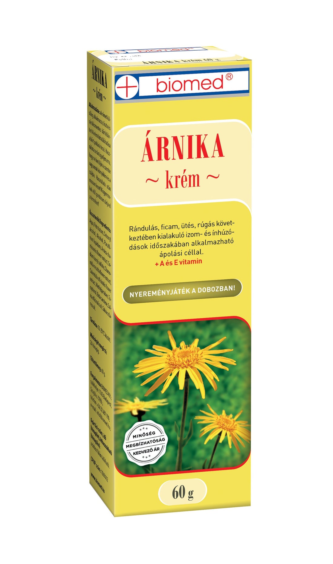 Biomed arnika krém 60 g - 14524