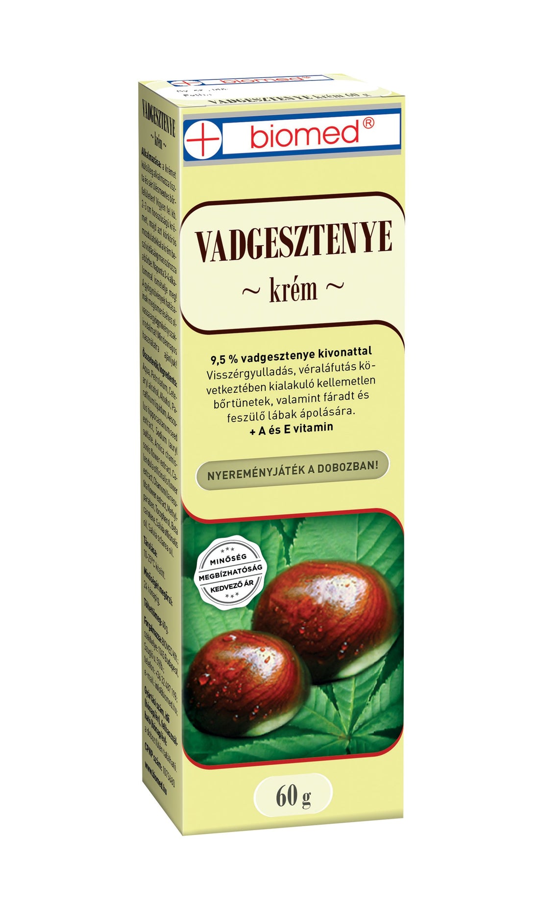 Biomed Divoký gaštan krém 60 g - 14541