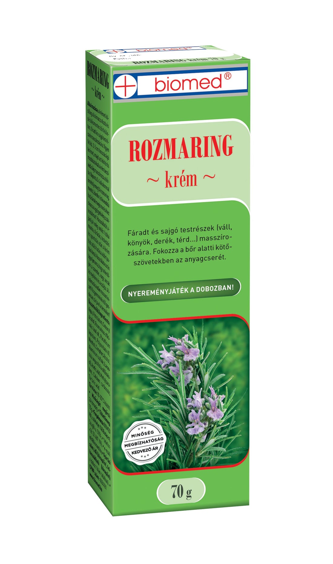 Biomed rozmarínový krém 70 g - 14536