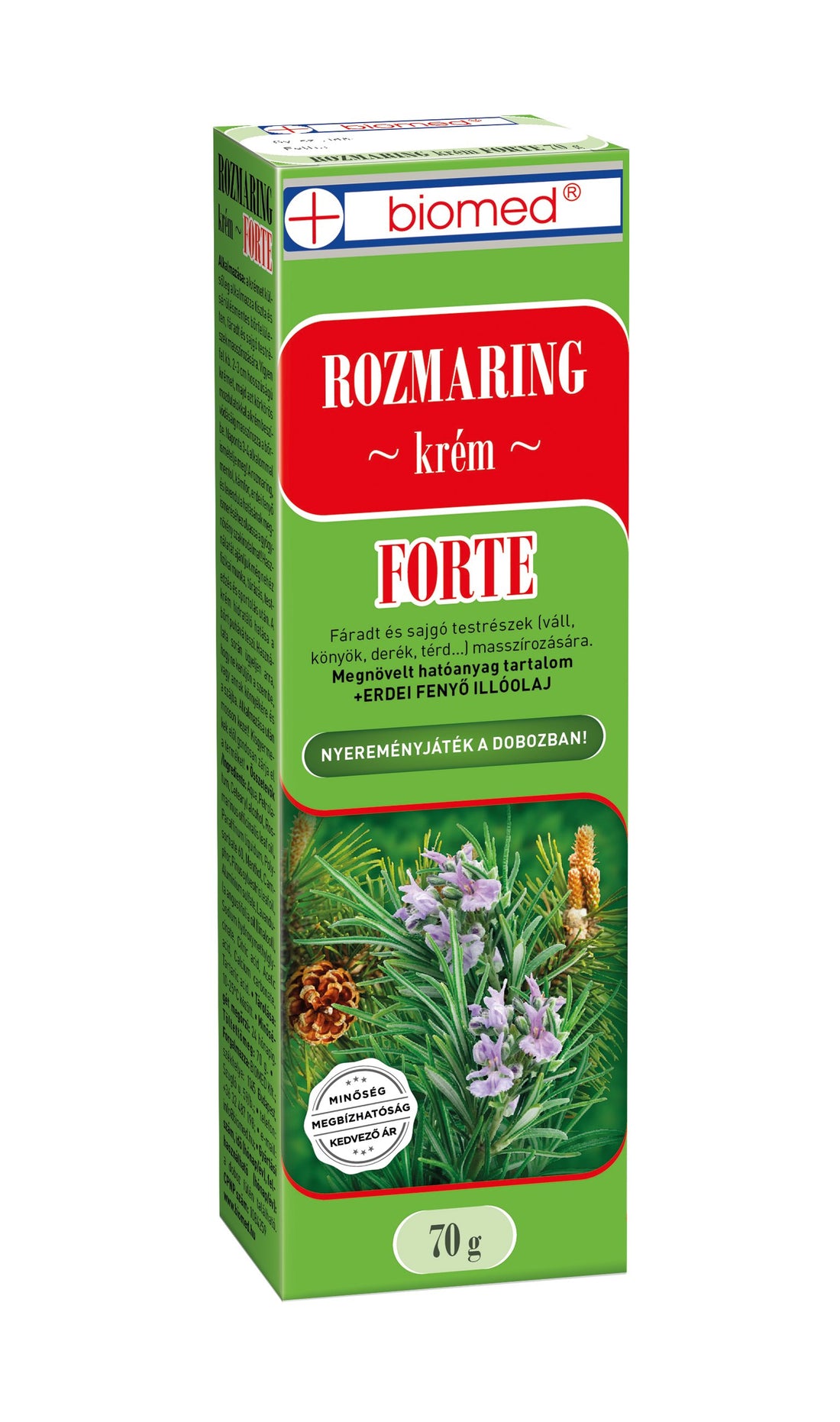 Biomed rozmarínový krém forte 70 g - 14538