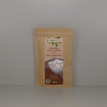 BioMenü organické peruánske kakaové maslo toliare 125 g - 42917