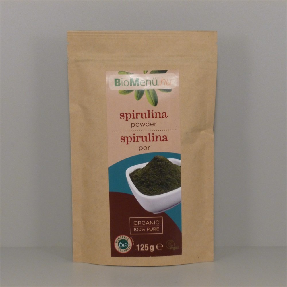 BioMenu organická spirulina v prášku 125 g - 42907