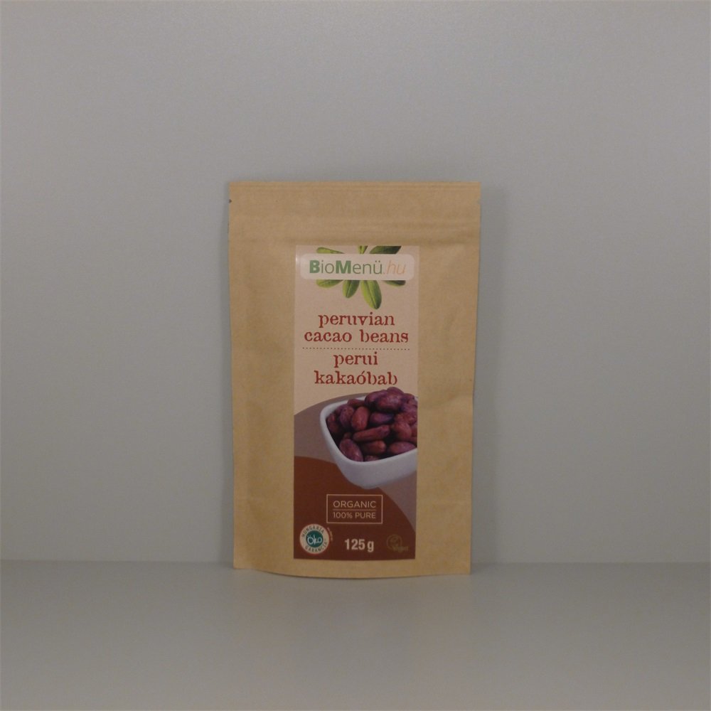 BioMenü bio peruánske kakaové bôby 125 g - 42912