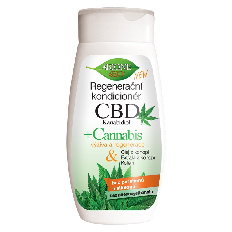 Bione Regeneračný kondicionér na vlasy s CBD a konope 260 ml - 90139