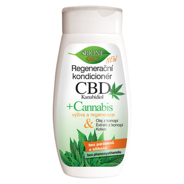 Bione Regeneračný kondicionér na vlasy s CBD a konope 260 ml - 90139