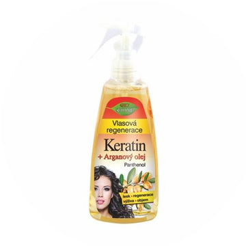 Bione cosmetics keratín arganový olej regeneračný sprej na vlasy 260 ml - 82206