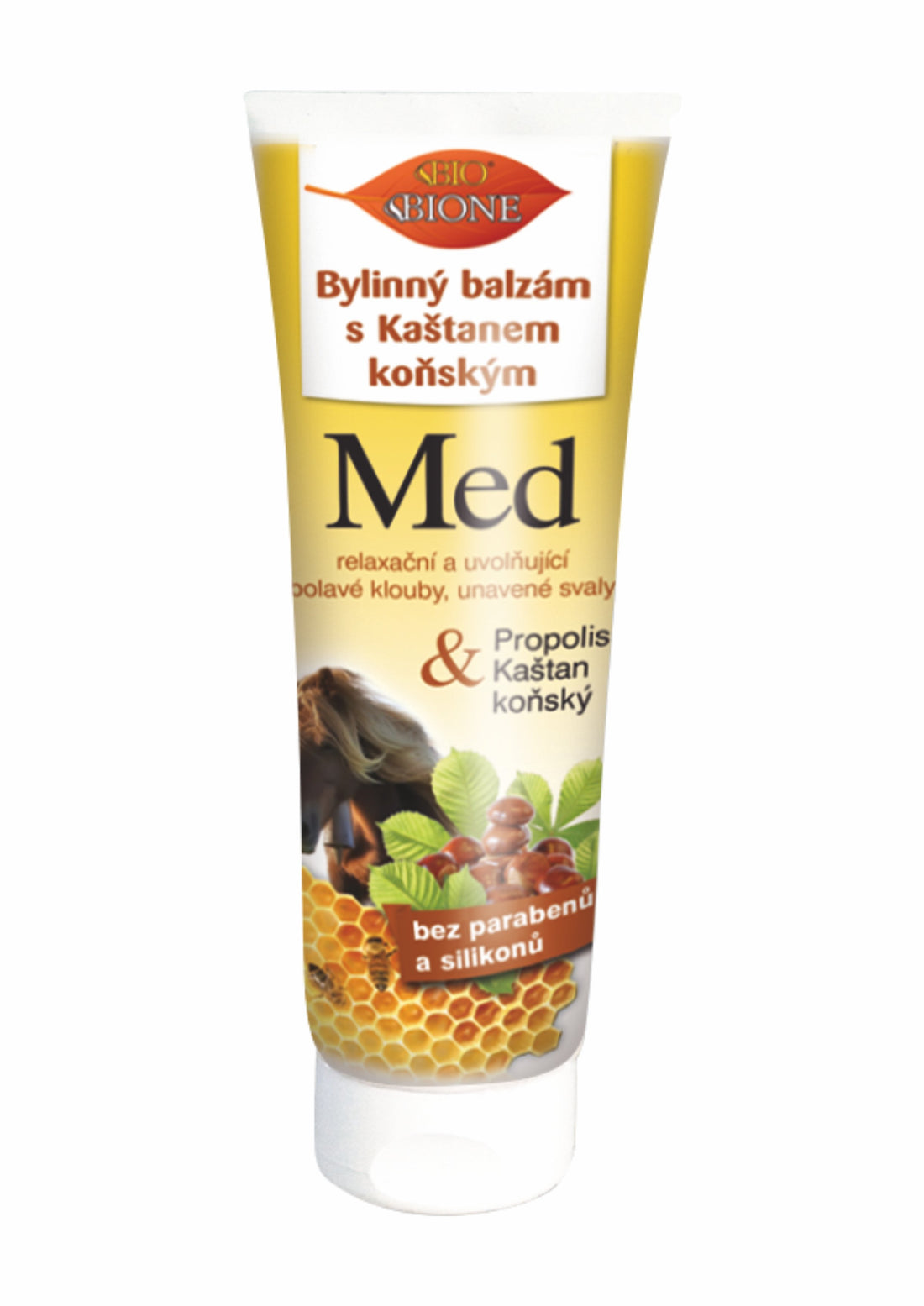 Bione bylinný balzam med Q10 s pagaštanom konským a propolisom 300 ml - 84748