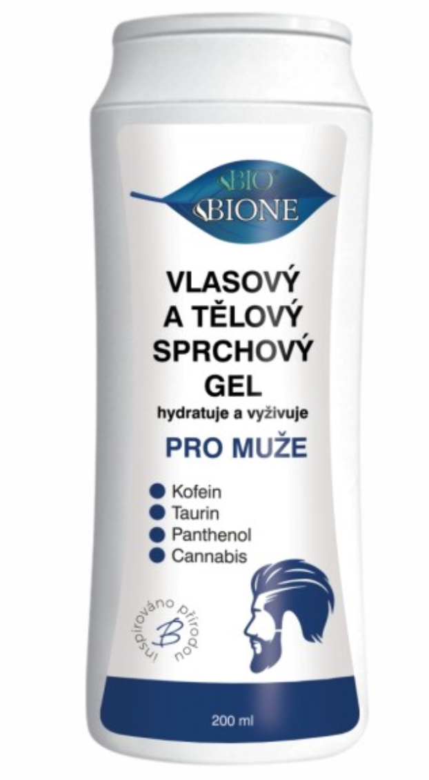 Bione sprchový gél a šampón pre mužov 2v1 200 ml - 57919