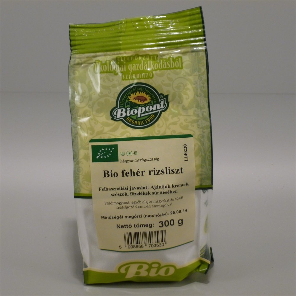 Biopont organická biela ryžová múka 300 g - 34234