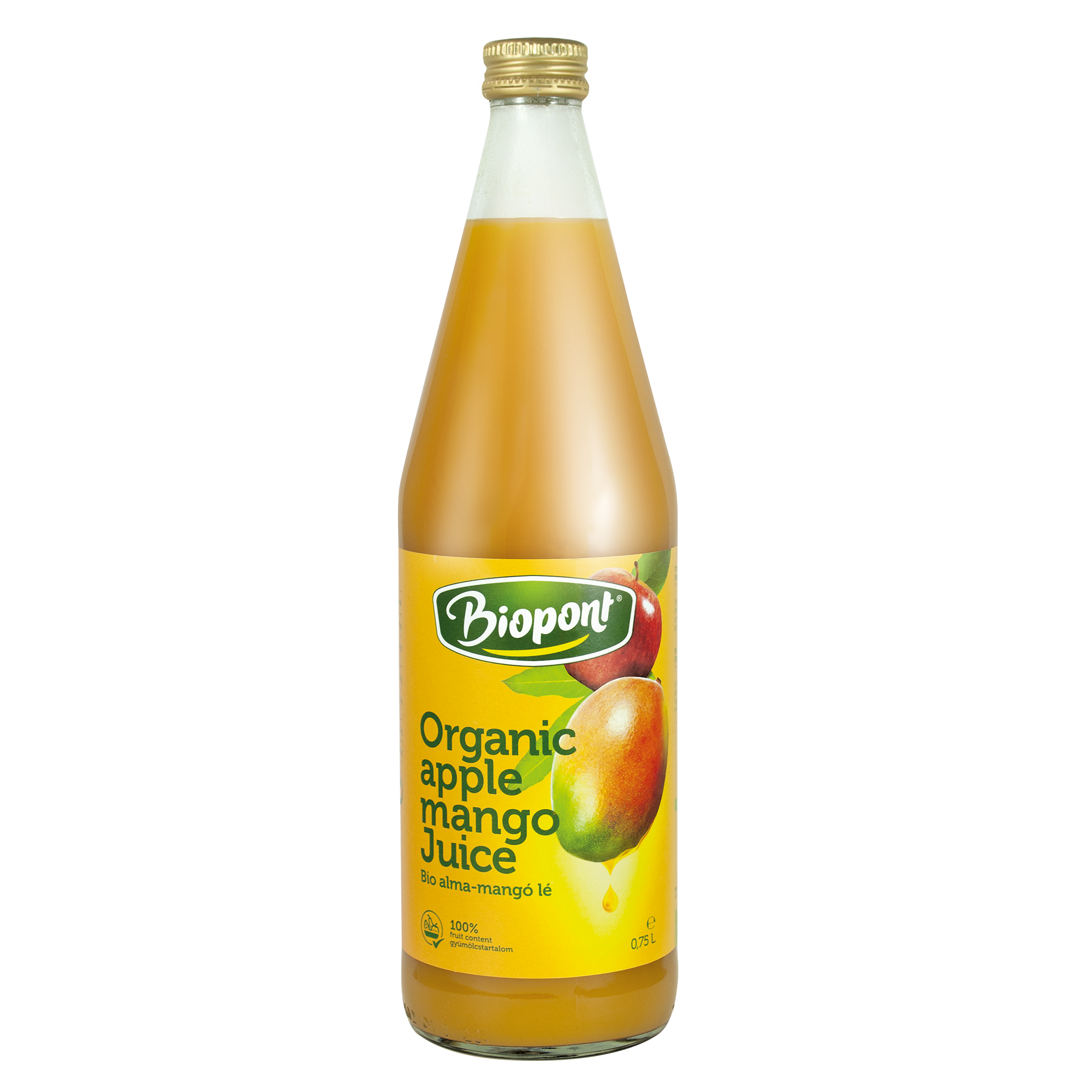 Biopont bio jablko-mangové ovocné džús 750 ml