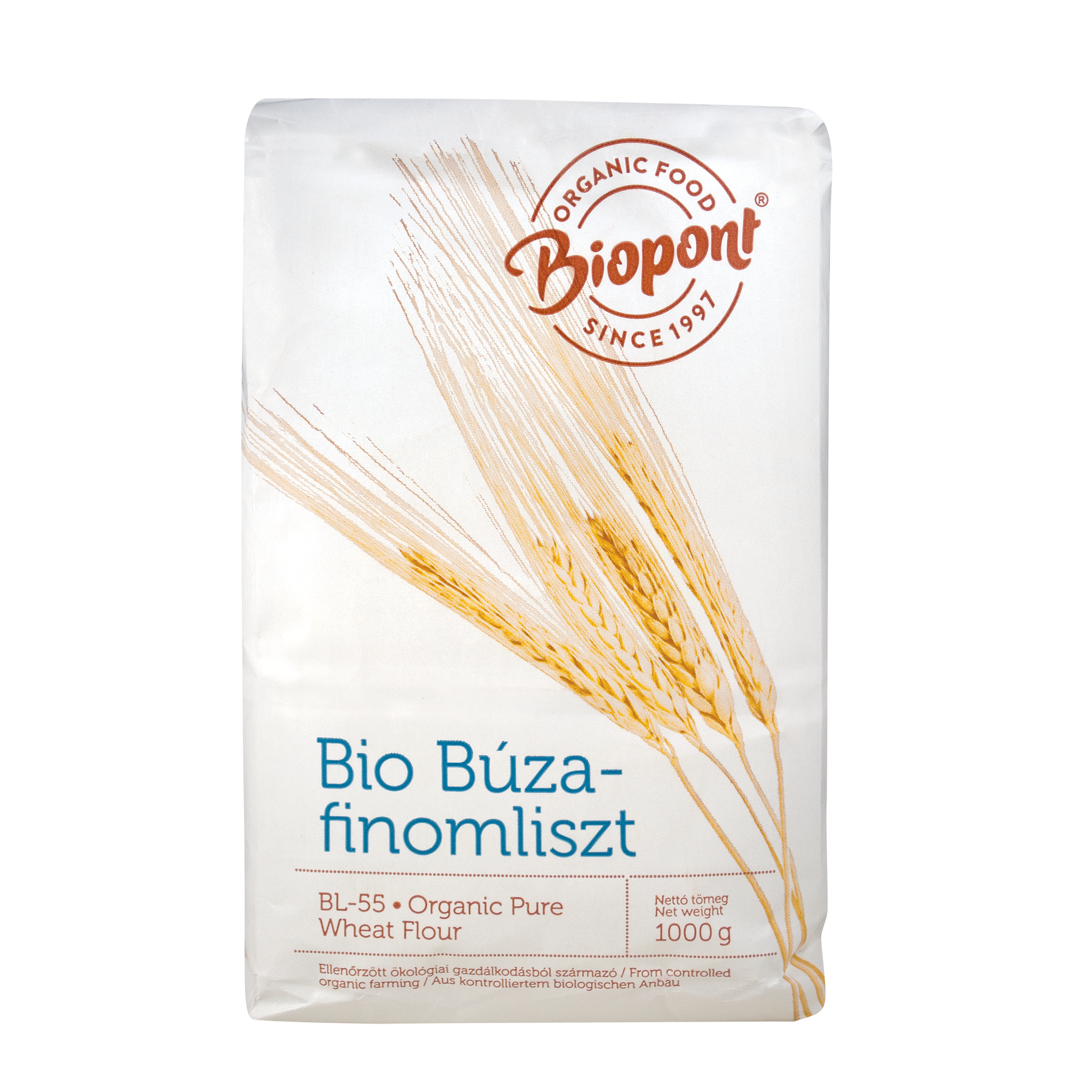Biopont bio jemný biely pšeničný olej bl-55 1000 g