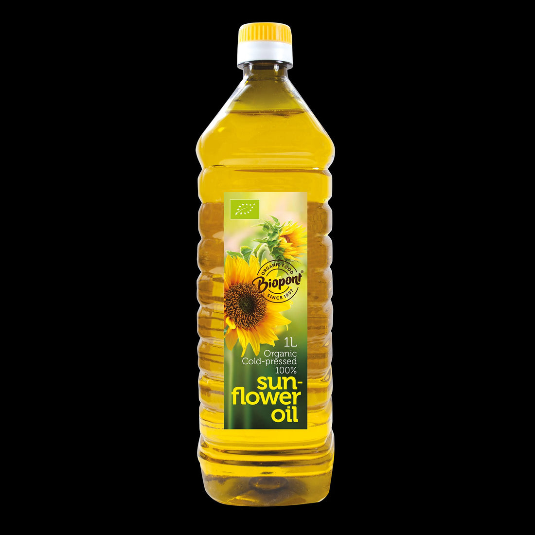Biopont organický slnečnicový olej lisovaný za studena 1000 ml - 34188