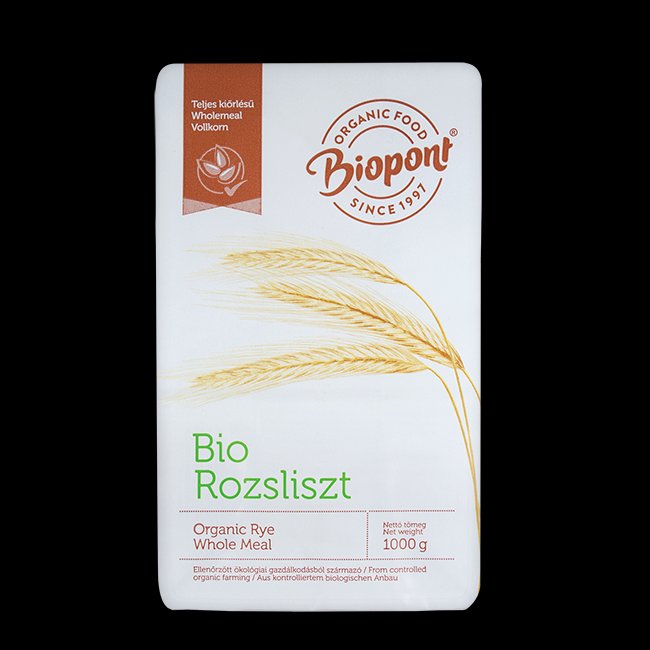 Biopont organická celozrnná ražná múka 1000 g - 14849