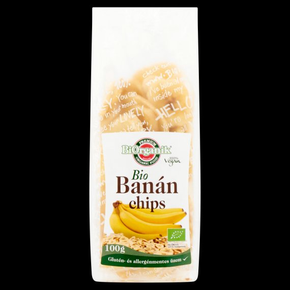 Biorganik bio banánové lupienky 100 g - 85794