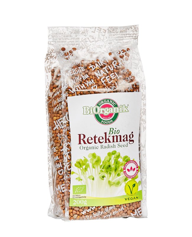 Biorganik organické semená reďkovky na klíčenie  200 g - 21865