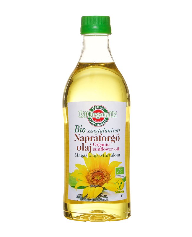Biorganik organický slnečnicový olej - dezodorizovaný 1000 ml - 51657