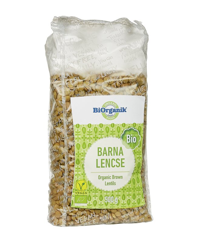 Biorganik bio hnedá šošovica 500 g - 21814
