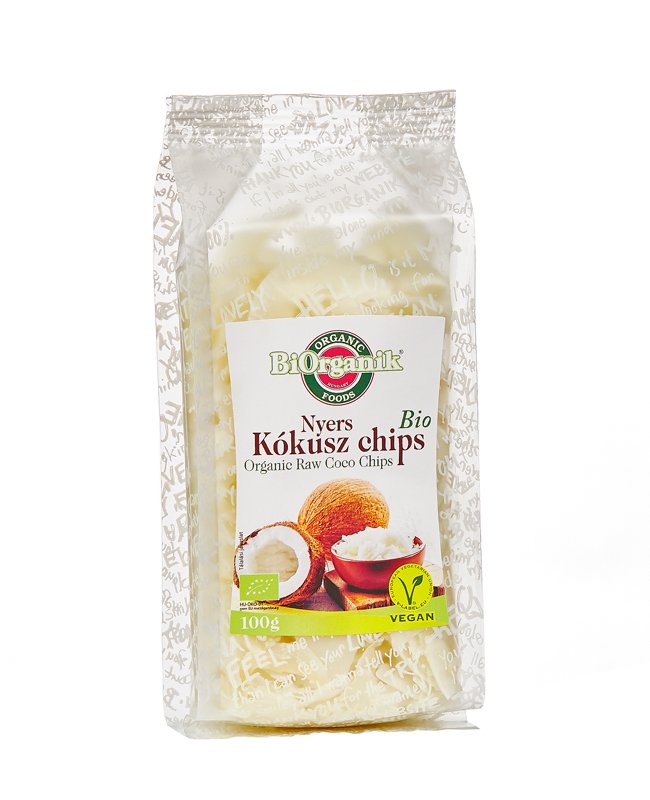 Biorganik bio surové kokosové lupienky 100 g - 43129
