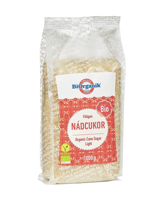 Biorganik organický trstinový cukor svetlý  1000 g - 12613