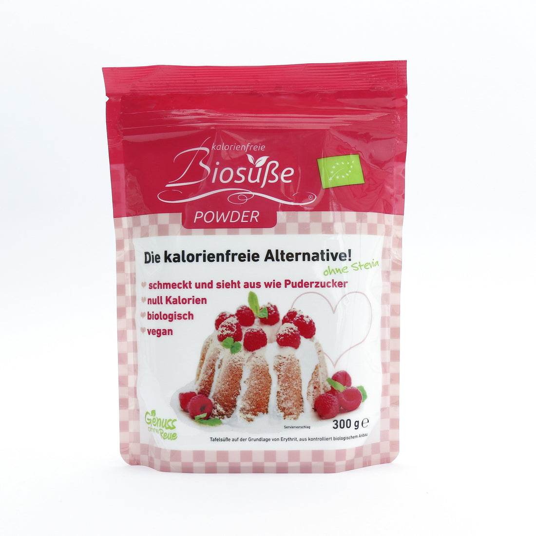 Biosüsse sladký organický erytritol - alternatíva práškového cukru 300 g - 83357