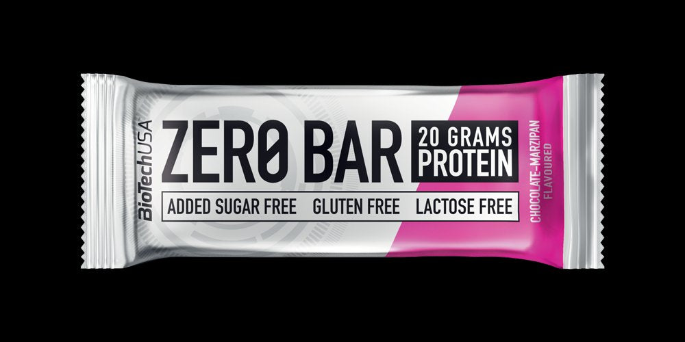BiotechUSA Zero Bar Proteínová tyčinka čokoláda marcipán 50 g - 53040