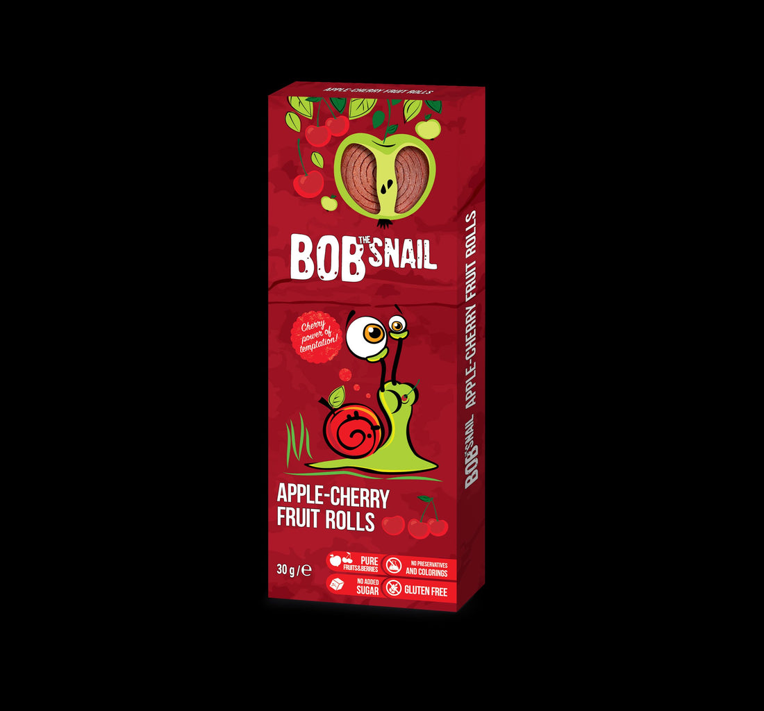 Bob Snail ovocné rolky, jablko-čerešne 30 g - 88359