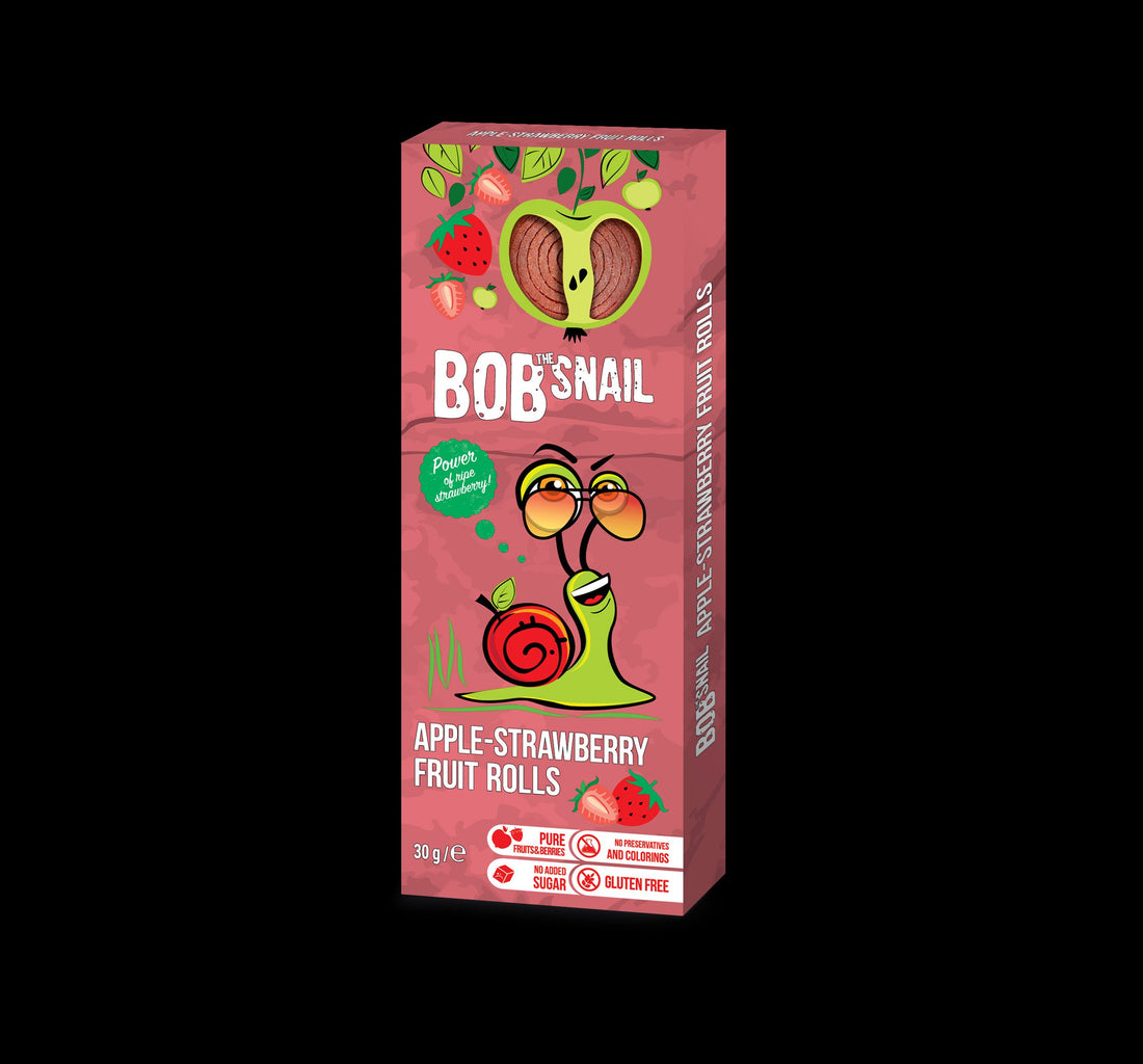 Bob Snail ovocné rolky, jablko-jahoda 30 g - 88358