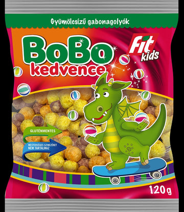 Bobo cereálne guľôčky s ovocnou príchuťou 120 g - 52706