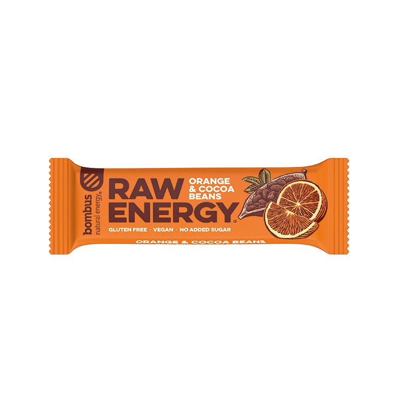  Bombus Kakaové bôby , pomaranč  raw 50 g - 59525