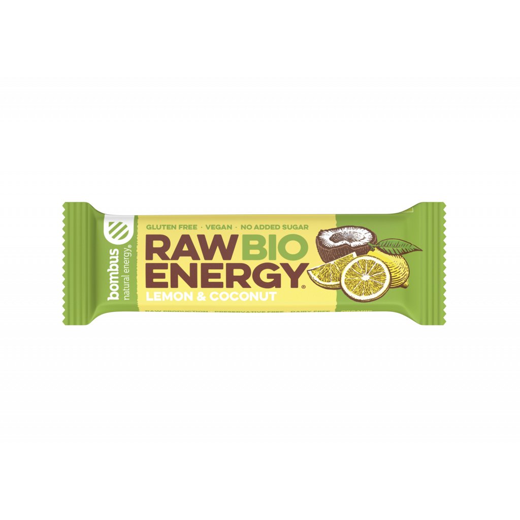 Bombus bio energy tyčinka s citrónom a kokosom 50 g - 82364