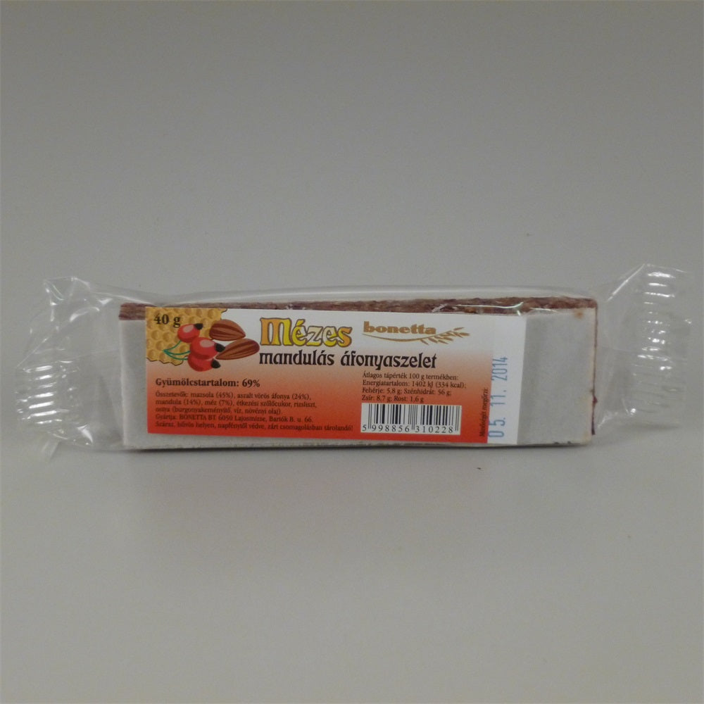 Bonetta jahodová šťava medová mandľová 40 g