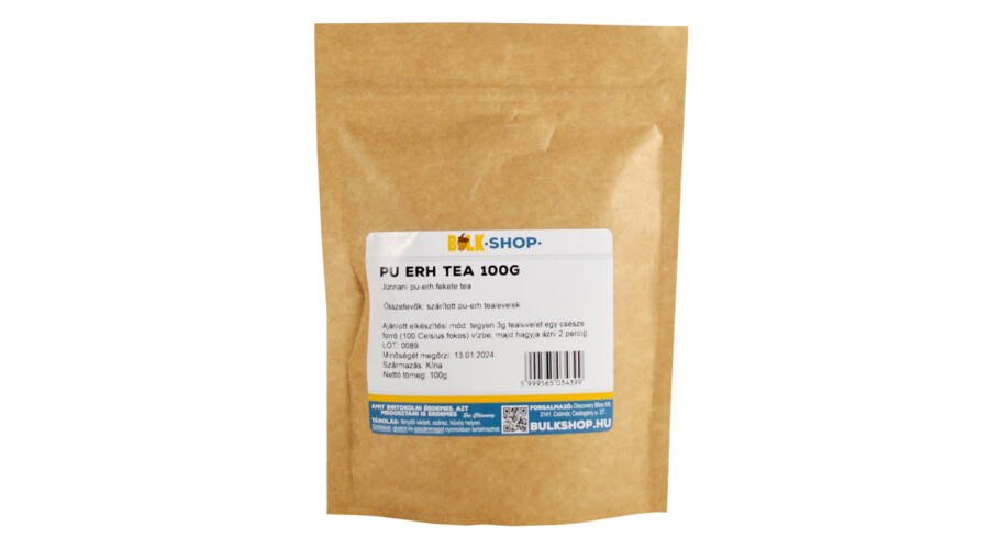 Bulk Shop Čaj pu erh 100 g - 89660