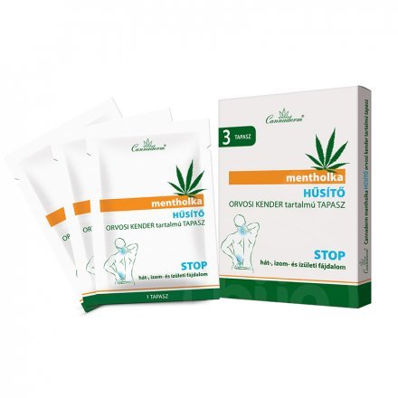Cannaderm mentolová chladivá náplasť 3 kusy - 58314