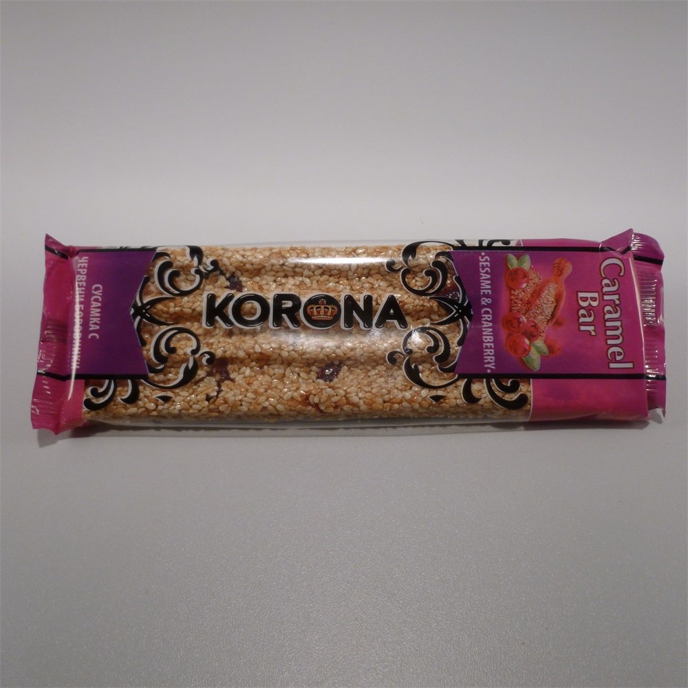 Korona tyčinka so sezamom a brusnica 60 g - 15006