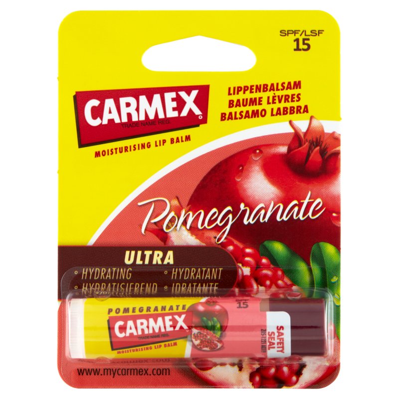 Carmex balzam na pery granátové jablko 4 g - 92755