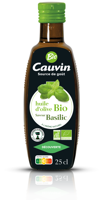 Cauvin bio bazalkový olivový olej 250 ml