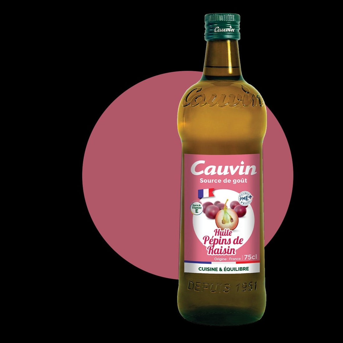 Cauvin olej z hroznových jadierok 750 ml - 52675