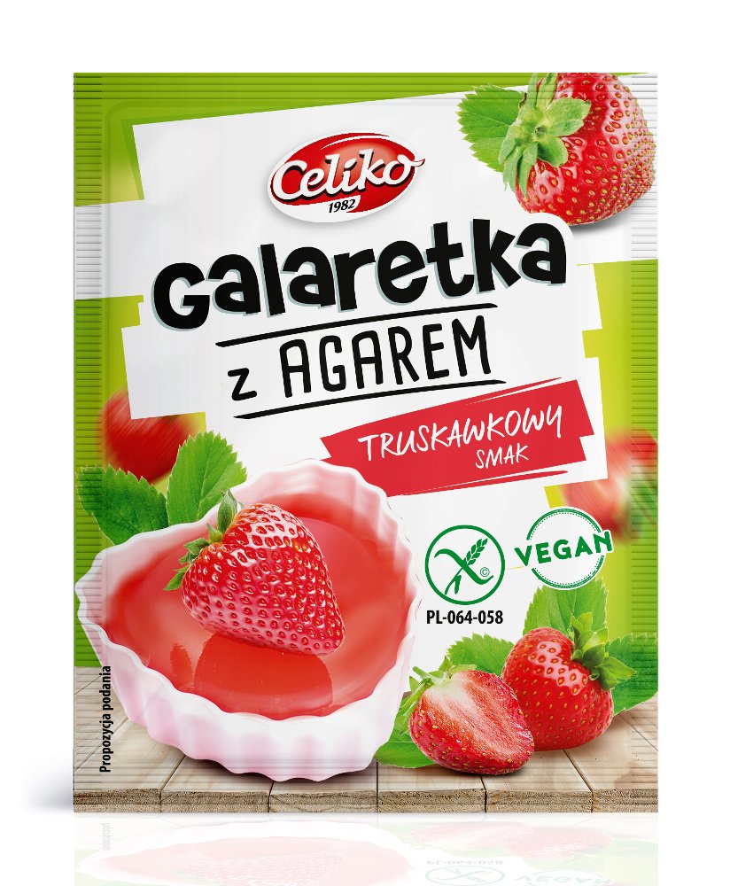 Celiko tortové želé agar-agarral jahoda 45 g - 93073