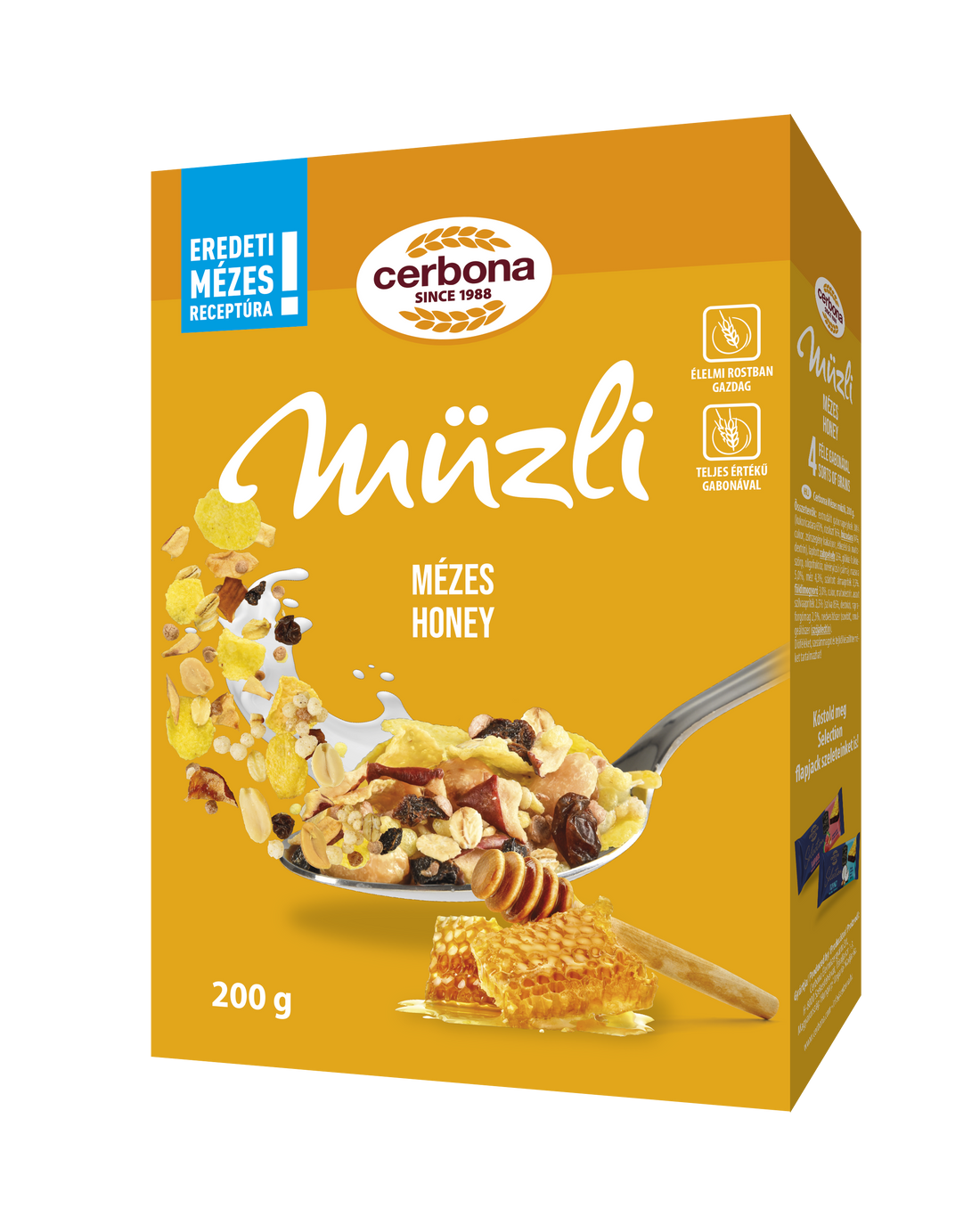 Cerbona müsli s medom 200 g - 96395