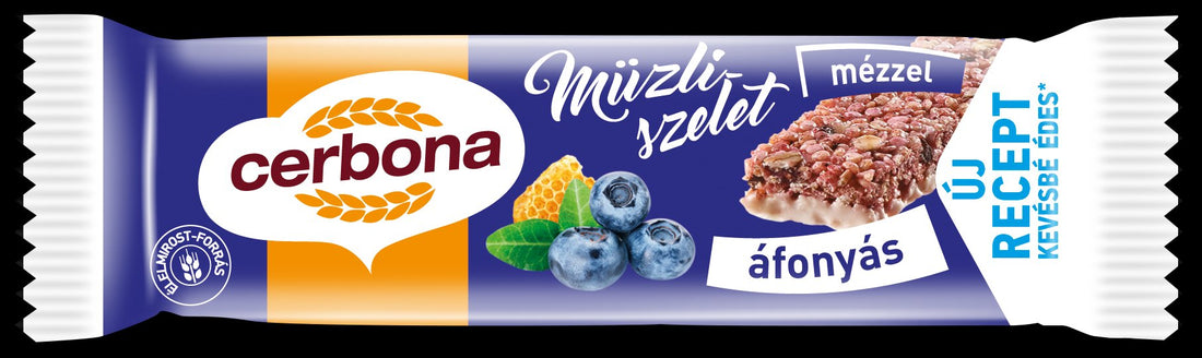 Cerbona čučoriedková tyčinka 20 g - 32106