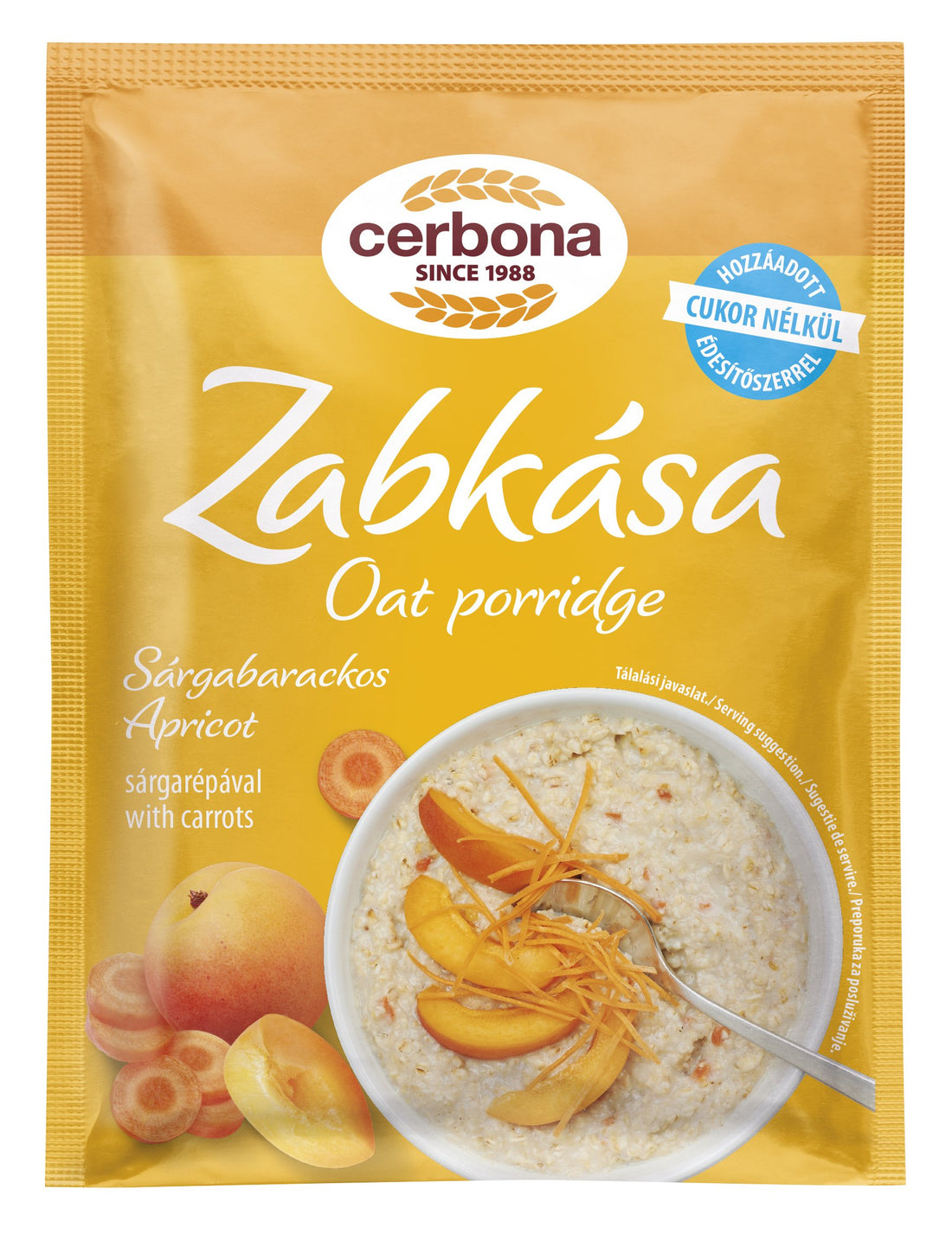 Cerbona Kaša s marhuľami 50 g - 85309