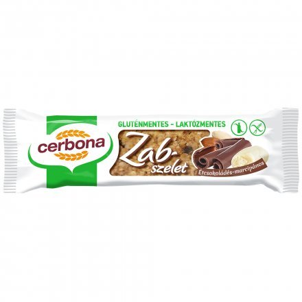 Cerbona bezlepková ovsená tyčinka s horkou čokoládou a marcipánom 40 g - 60046