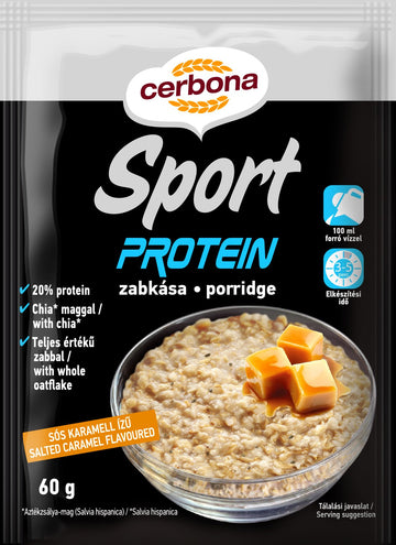 Cerbona proteínová kaša slaný karamel 60 g - 83085