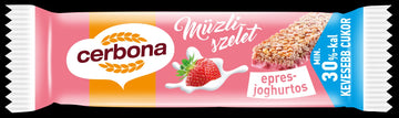 Cerbona jahodová jogurtová tyčinka 20 g - 43425