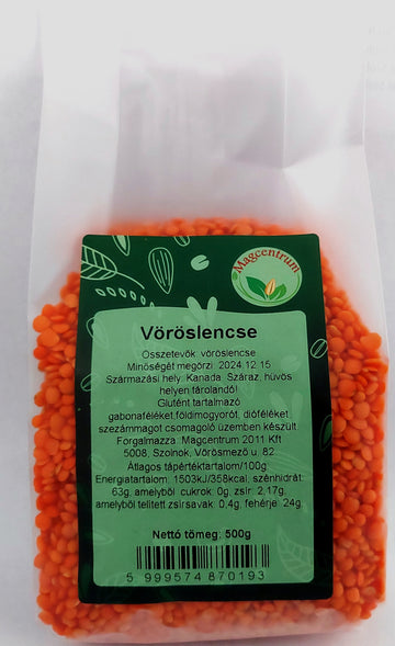 Červená lentička magcentrum celých 500 g