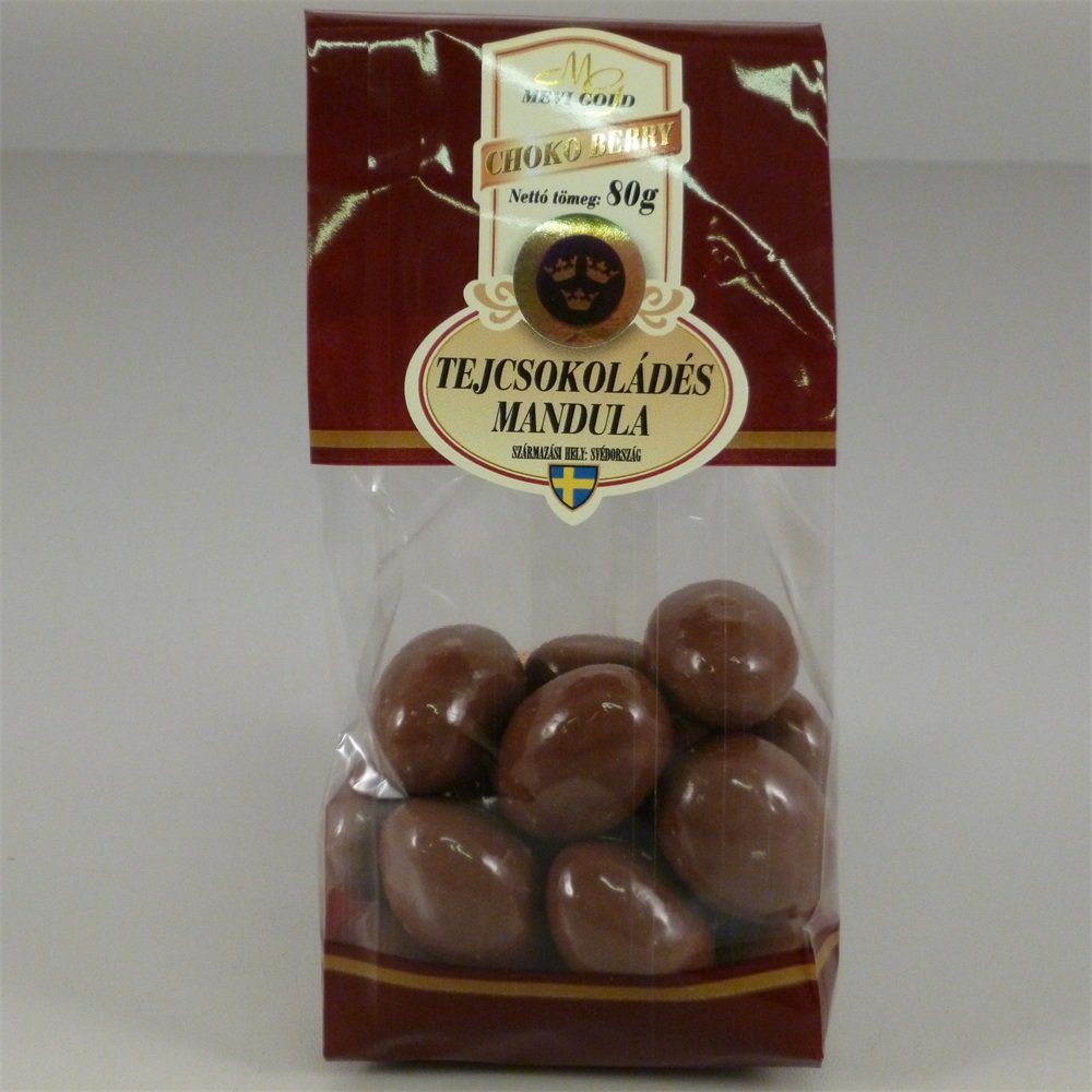 Čoko bobule mliečna čokoláda mandle 80 g - 22690